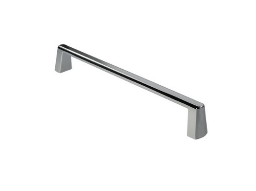 RUJZ DESIGN Bútor fogantyú - 587.25L - Ezüst inox (szálcsiszolt) SNiL - Zamak fém ötvözet - Több méretben gyártott fém bútorfogantyú