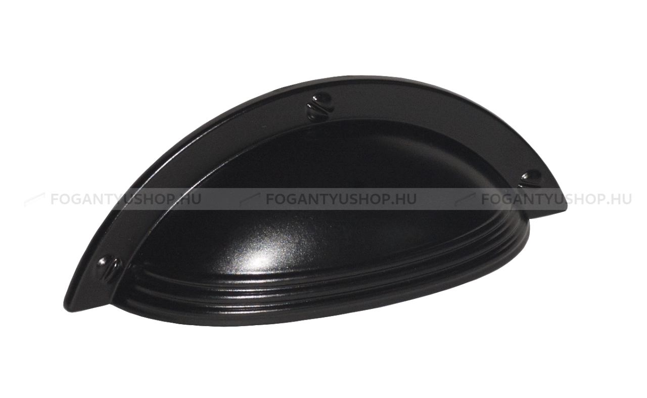 SCHWINN Bútorfogantyú - 64 Z212 Festett - furattáv 64 mm - Festett fekete BlackL - Zamak fém ötvözet - Egy méretben gyártott színes fém bútorfogantyú