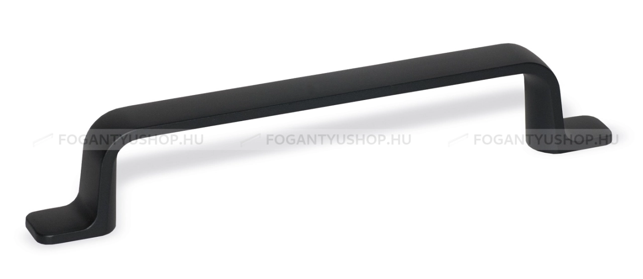SCHWINN Bútor fogantyú - 128 Z285 Festett - furattáv 128 mm - Festett fekete BlackL - Zamak fém ötvözet - Egy méretben gyártott színes fém bútorfogantyú