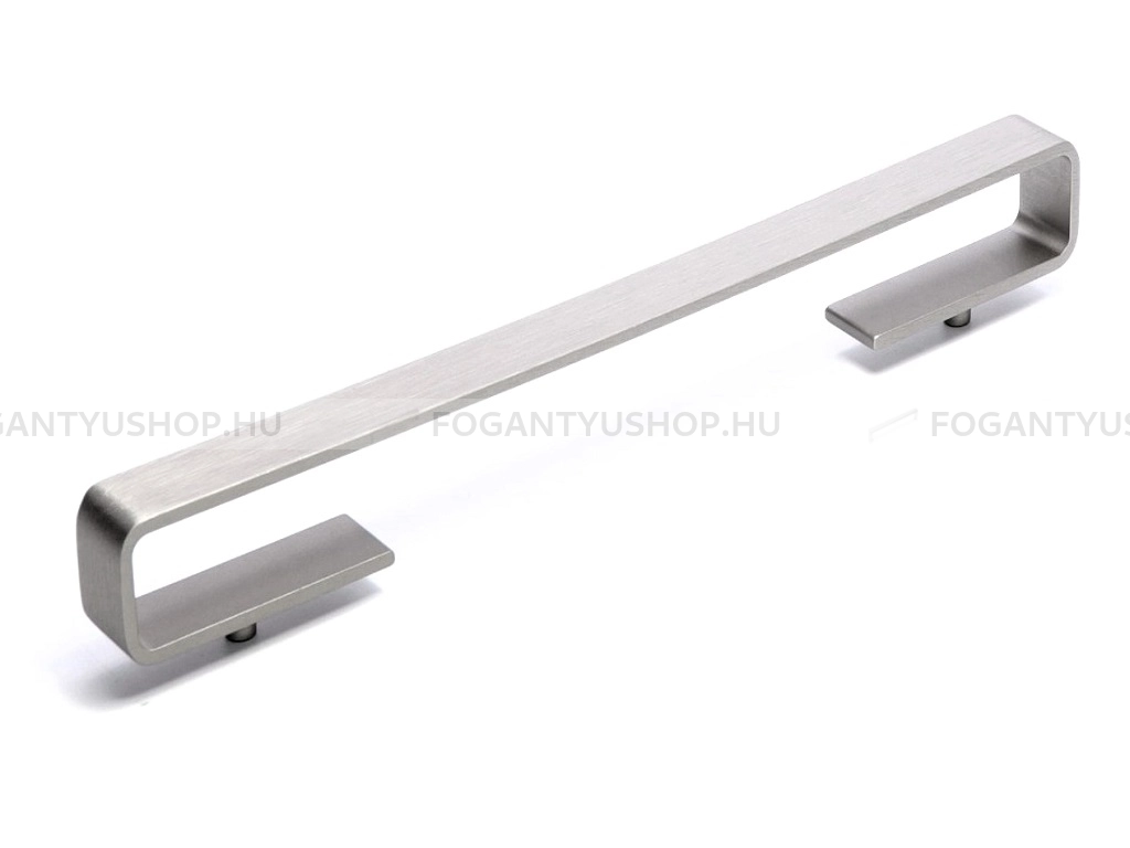 RUJZ DESIGN Fogantyú - 160 618.15b - furattáv 160 mm - Szálcsiszolt nikkel NisatE - Alumínium - Egy méretben gyártott fém bútorfogantyú