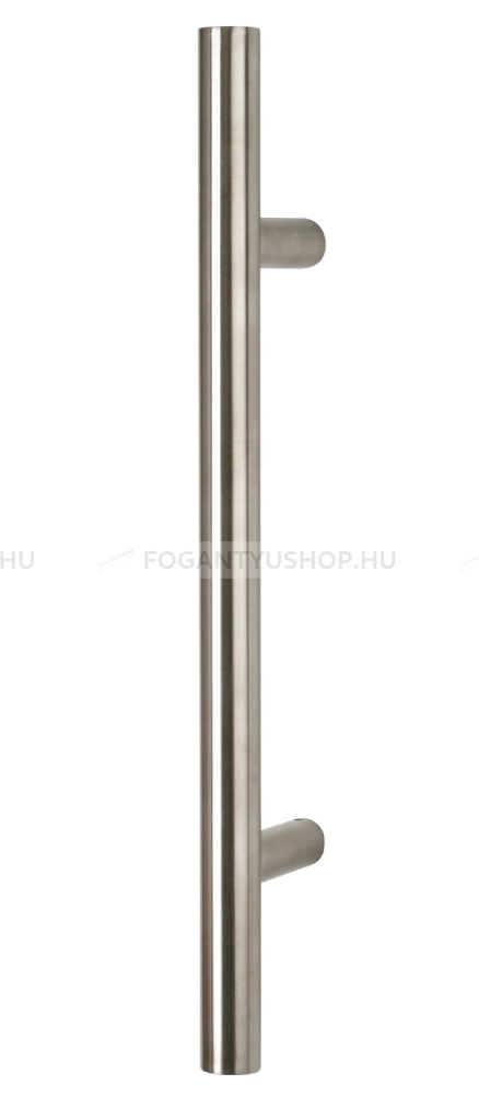 MAESTRO THEMA NR. 800 tolópajzs hengeres (1db) - Szálcsiszolt inox  - Inox - Ajtóhúzó, tolópajzs fa-fém ajtóhoz, kapuhoz
