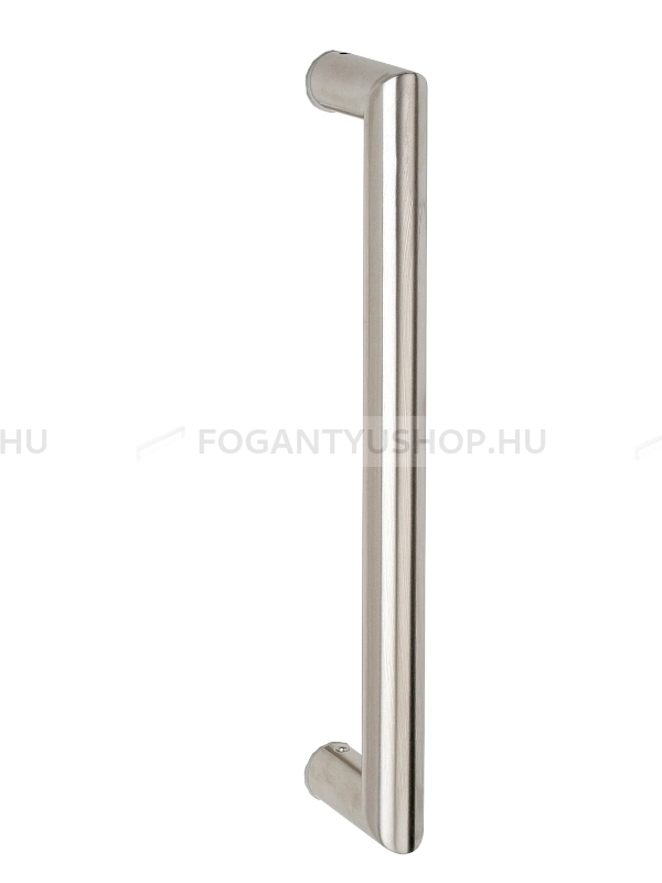 MAESTRO ART.802 Tolópajzs ajtóhúzó hengeres (1db) - Szálcsiszolt inox  - Inox - Ajtóhúzó, tolópajzs fa-fém ajtóhoz, kapuhoz