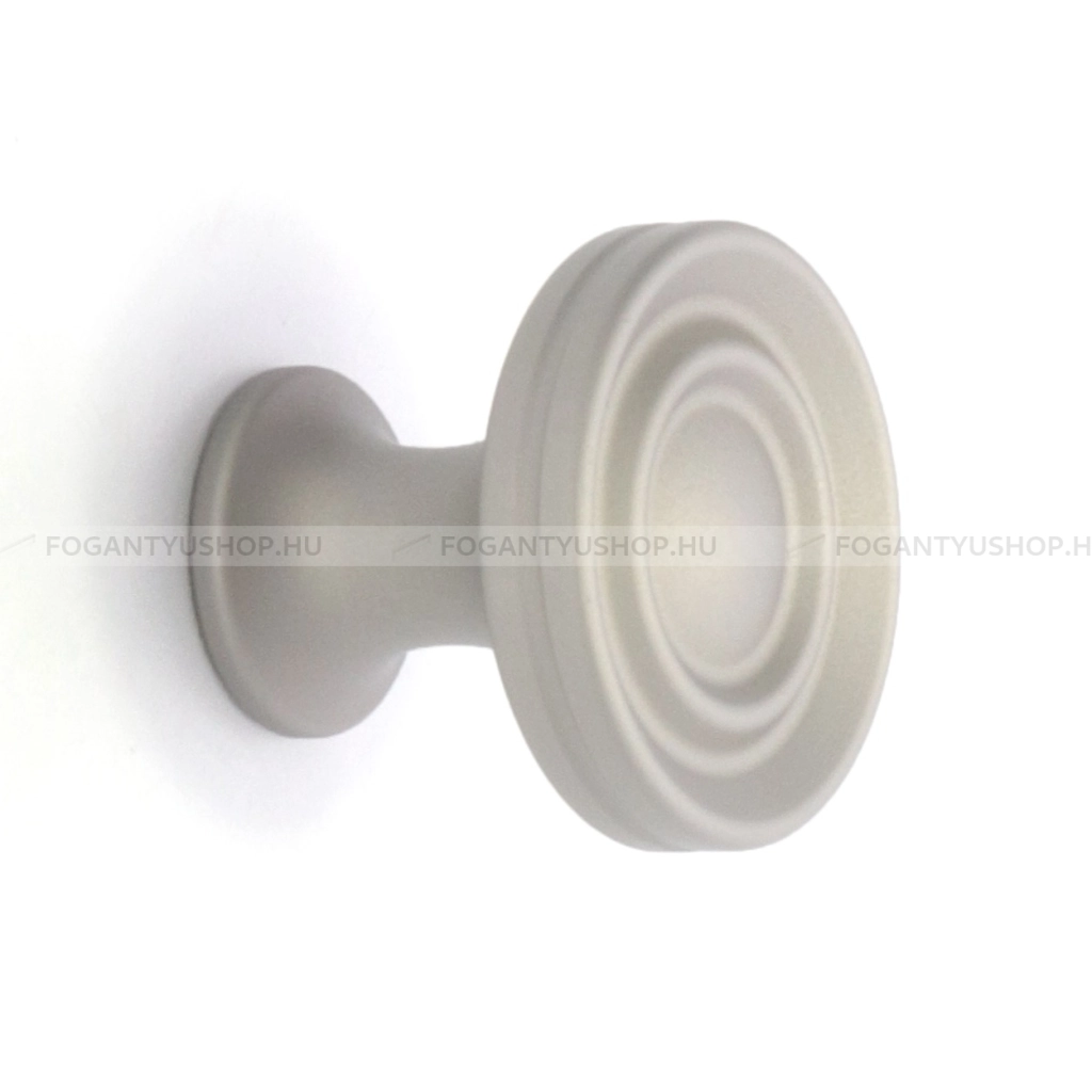 RUJZ DESIGN Bútorgomb - 851.30 - 1 furatos - Ezüst Silver - Alumínium - Fém gombfogantyú, bútorgomb (szögletes, kerek)