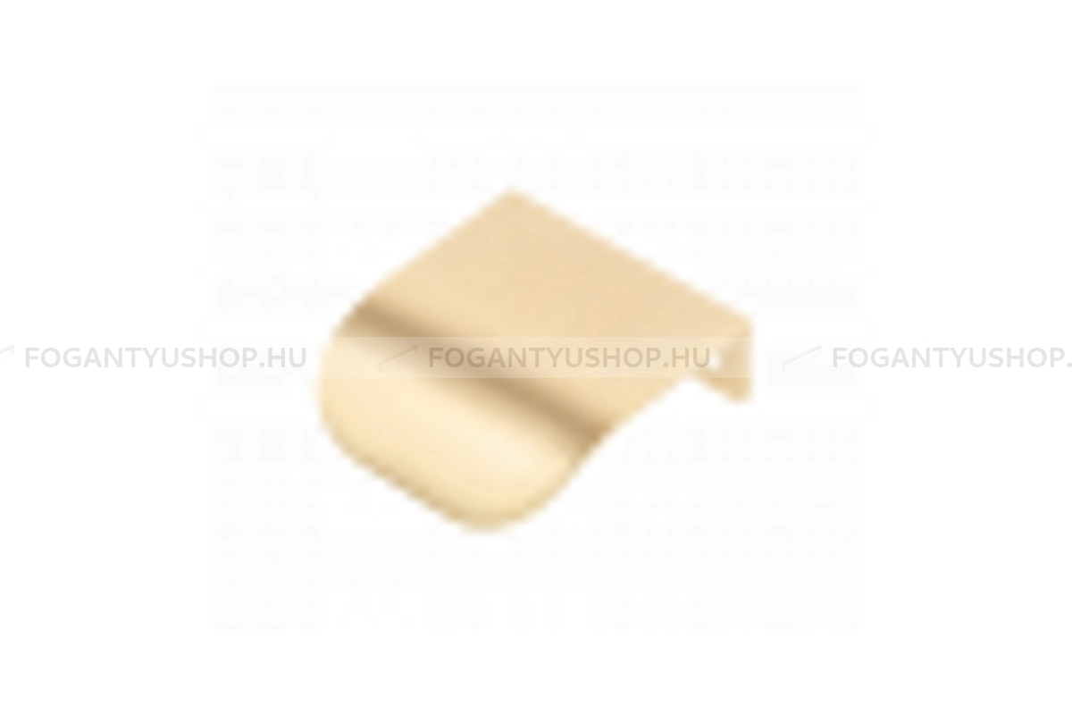 GTV Bútorfogantyú - FIORD - furattáv 32 mm - Csiszolt arany 18 - Alumínium - Bútorajtó élére ültethető színes fém fogantyú
