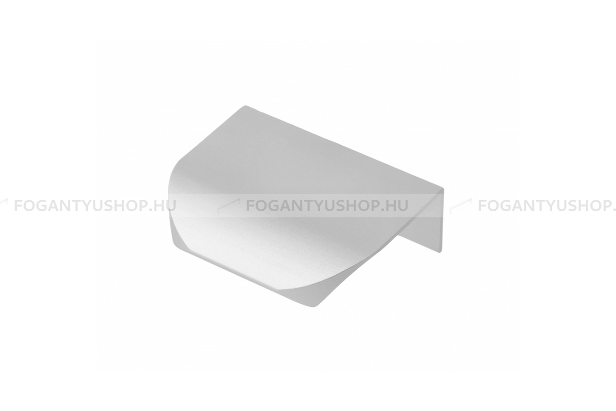 GTV Bútor fogantyú - UA-HEXA - furattáv 32 mm - 05 Matt nikkel - Alumínium - Bútorajtó élére ültethető fém fogantyú