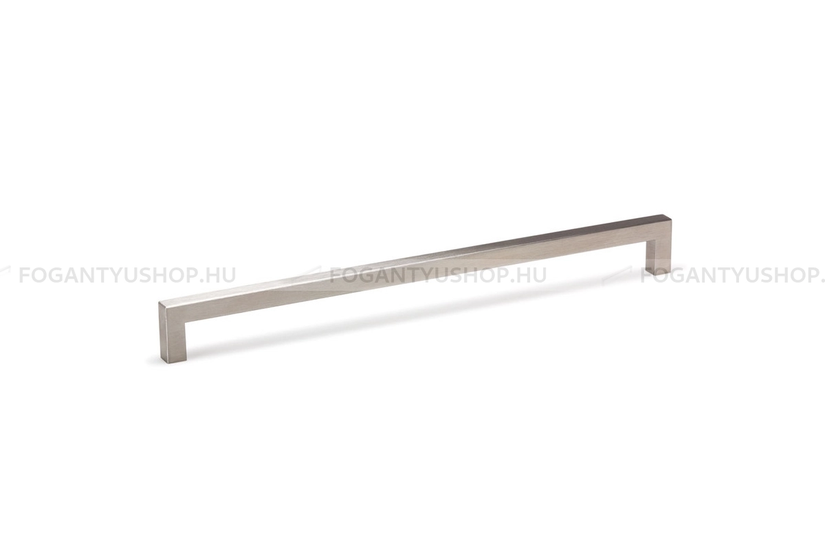 VIEFE Bútor fogantyú - FERRI - furattáv 512 mm - Csiszolt rozsdamentes acél S25 - Inox - Rozsdamentes acél - inox fém bútorfogantyú