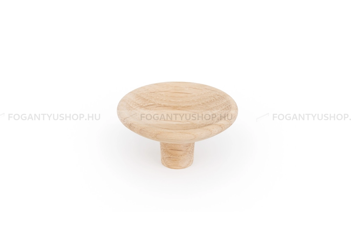 VIEFE Bútor fogantyú - DISC D50 - Csiszolt nyers tölgy W00 - Fa - Fa bútorfogantyú