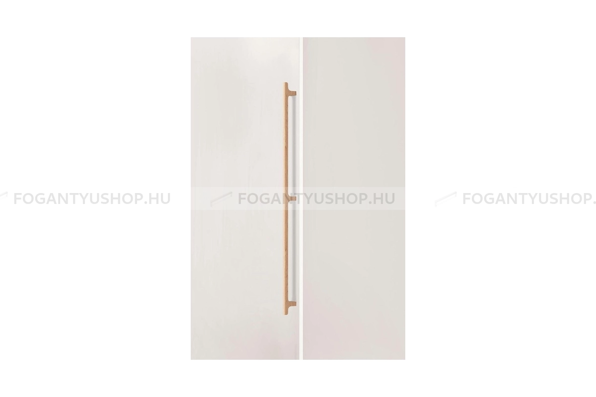 VIEFE Bútor fogantyú - HINOKI WOOD BIG - Csiszolt nyers tölgy W00 - Fa - Fa bútorfogantyú