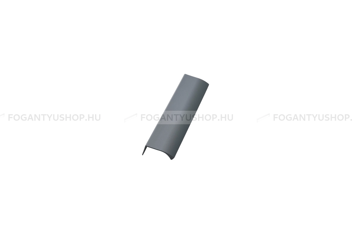 FURNIPART Bútor fogantyú - EDGE Straight lombzöld textúrált - Lombzöld textúrált S6011 - Alumínium - Bútorajtó élére ültethető színes fém fogantyú