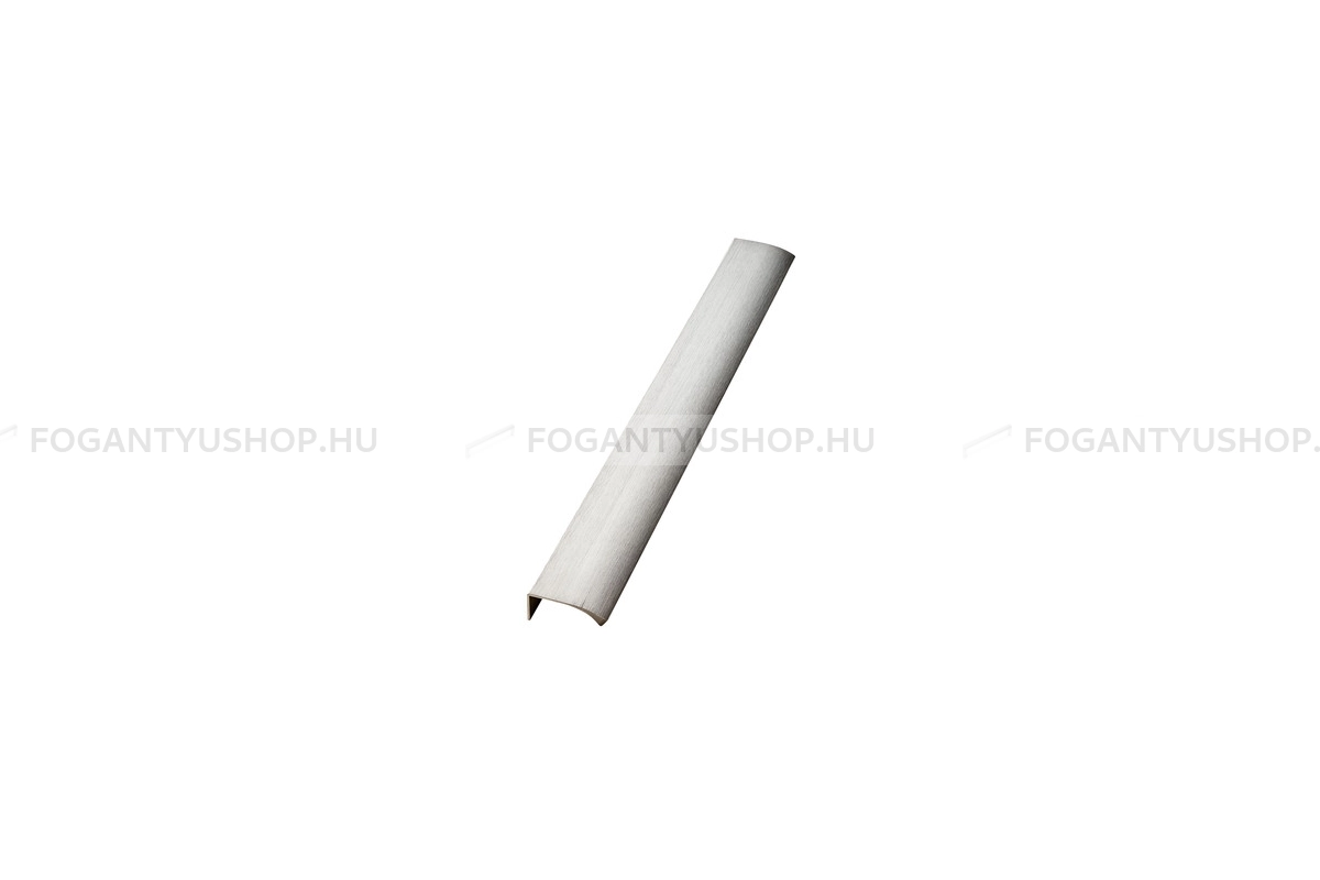 FURNIPART Fogantyú - EDGE Straight - 1 furatos - Szálcsiszolt 66 - Alumínium - Bútorajtó élére ültethető fém fogantyú