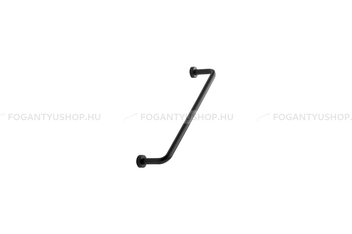 FURNIPART Bútorfogantyú - LOUNGE 99 - Matt fekete 99 - Zamak fém ötvözet - Bútorajtó felületébe marható, süllyeszthető színes fém fogantyú