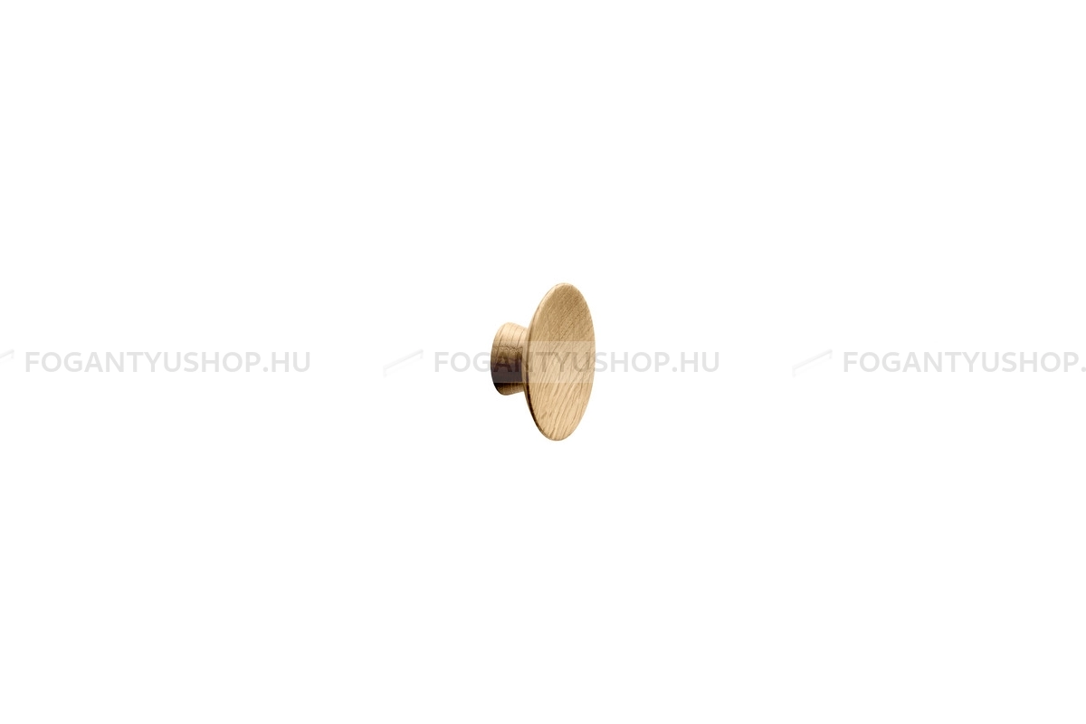 FURNIPART Fogantyú - OLYMPIA - 1 furatos - Lakkozott tölgy 052 - Fa - Fa bútorfogantyú
