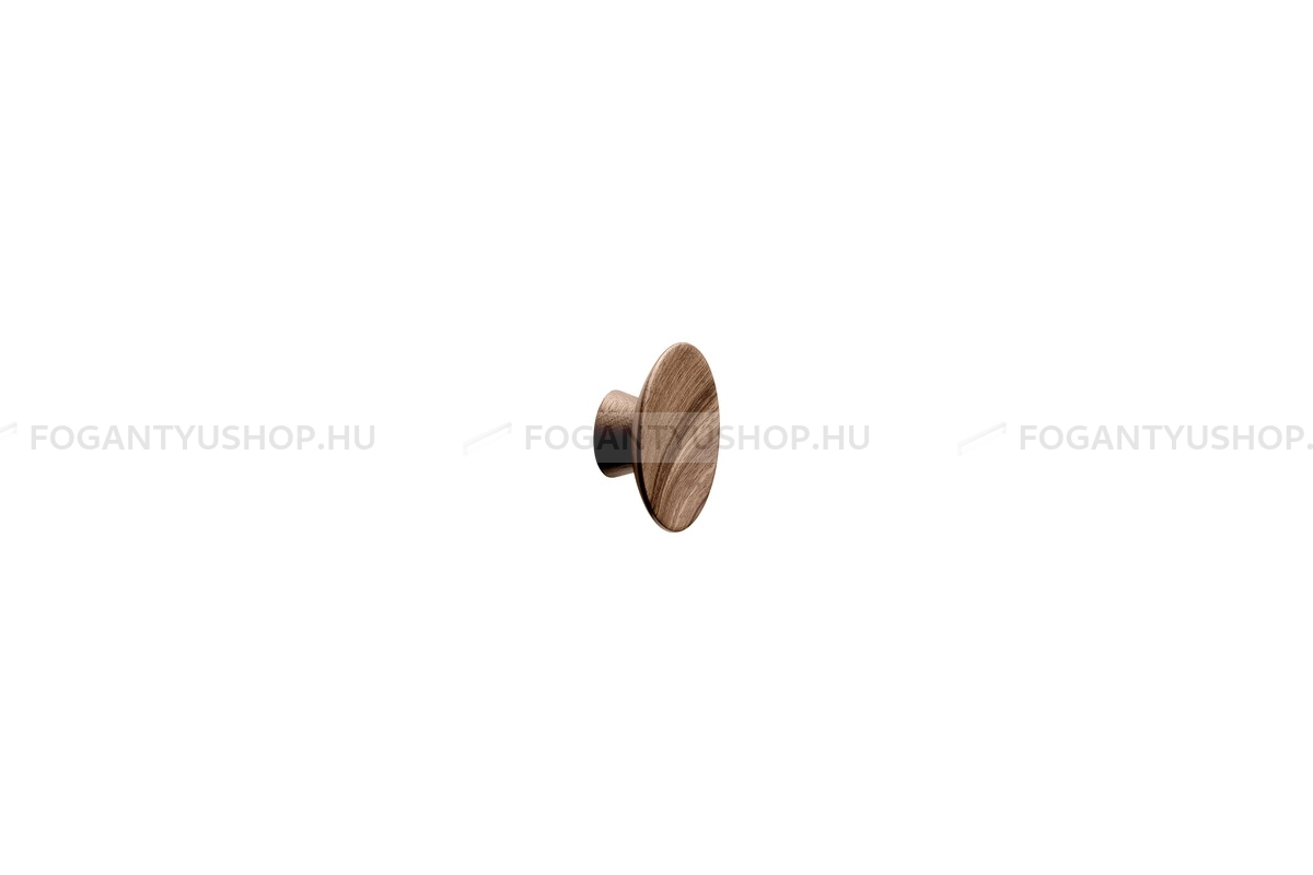 FURNIPART Bútorfogantyú - OLYMPIA - 1 furatos - Lakkozott dió 292 - Fa - Fa bútorfogantyú
