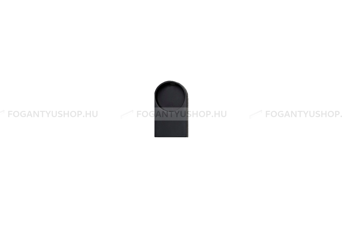 FURNIPART Bútor fogantyú - BIG talp - 1 furatos - Fekete 9005 - Inox - Egy méretben gyártott színes fém bútorfogantyú