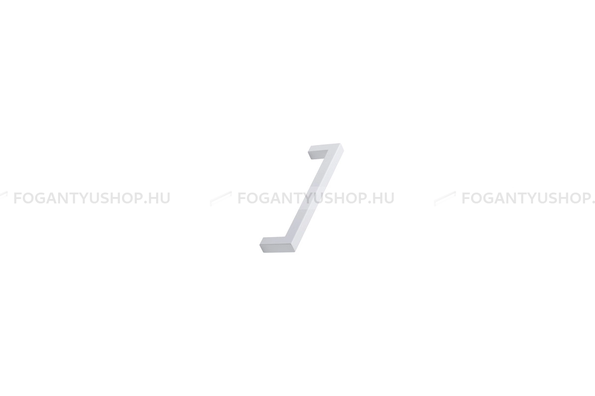 FURNIPART Bútor fogantyú - SQUARE 1500 - furattáv 128 mm - Matt fehér 0500 - Alumínium - Egy méretben gyártott színes fém bútorfogantyú