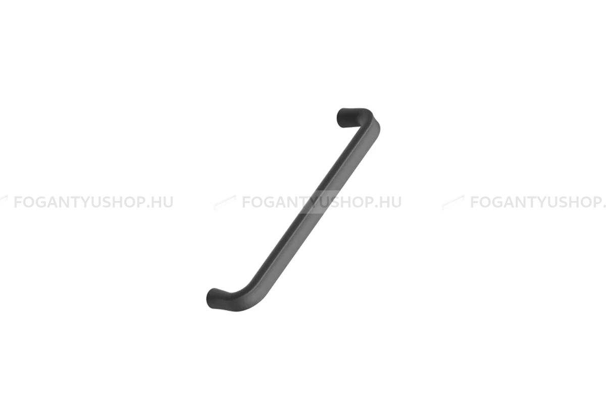 FURNIPART Bútor fogantyú - TERRA öntöttvas - furattáv 160 mm - Fekete 9005 - Öntöttvas - Egy méretben gyártott színes fém bútorfogantyú