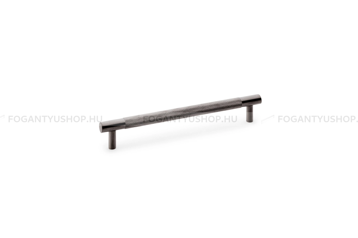 ALEXANDER & WILKS Bútor fogantyú - Brunel 160 recézett - furattáv 160 mm - PVD sötét bronz - Réz - Prémium két furatos bútorfogantyúk