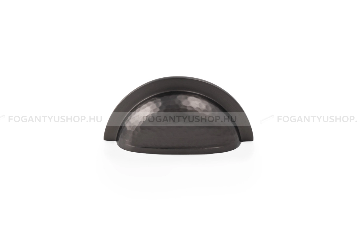 ALEXANDER & WILKS Fogantyú - Bardom kalapált - furattáv 76 mm - PVD sötét bronz - Réz - Prémium kagyló fogantyúk