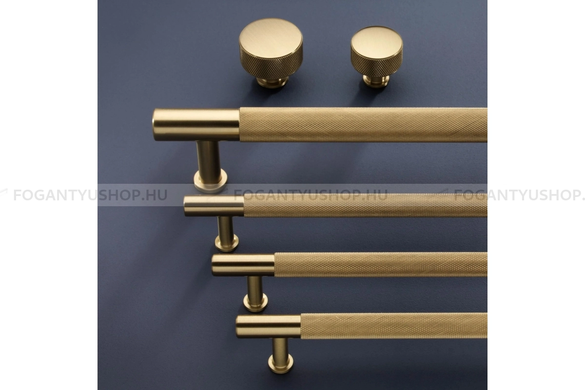 CROFTS & ASSINDER Bútorfogantyú - Henley 192 - furattáv 192 mm - szatén réz - Réz - Prémium két furatos bútorfogantyúk