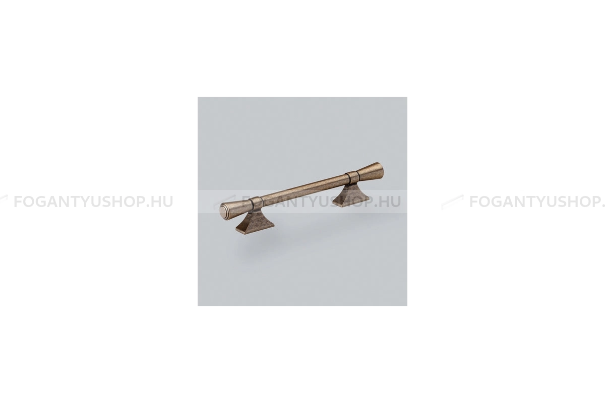 HENDEL & HENDEL Bútorfogantyú - Pembrey 128 - furattáv 128 mm - bronz - Zamak fém ötvözet - Prémium két furatos bútorfogantyúk