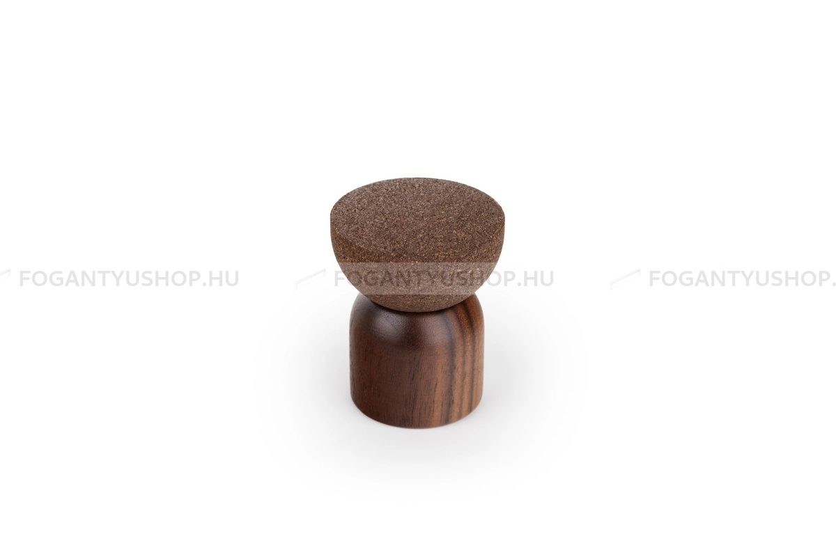 VIEFE Ajtóütköző PULSE 48mm, dió - sütét barna parafa - Dió - Sötét barna parafa N1740 - Fa - Ajtóütköző, ajtókitámasztó (padlóra tehető, padlóra, falra, ajtóra szerelhető)