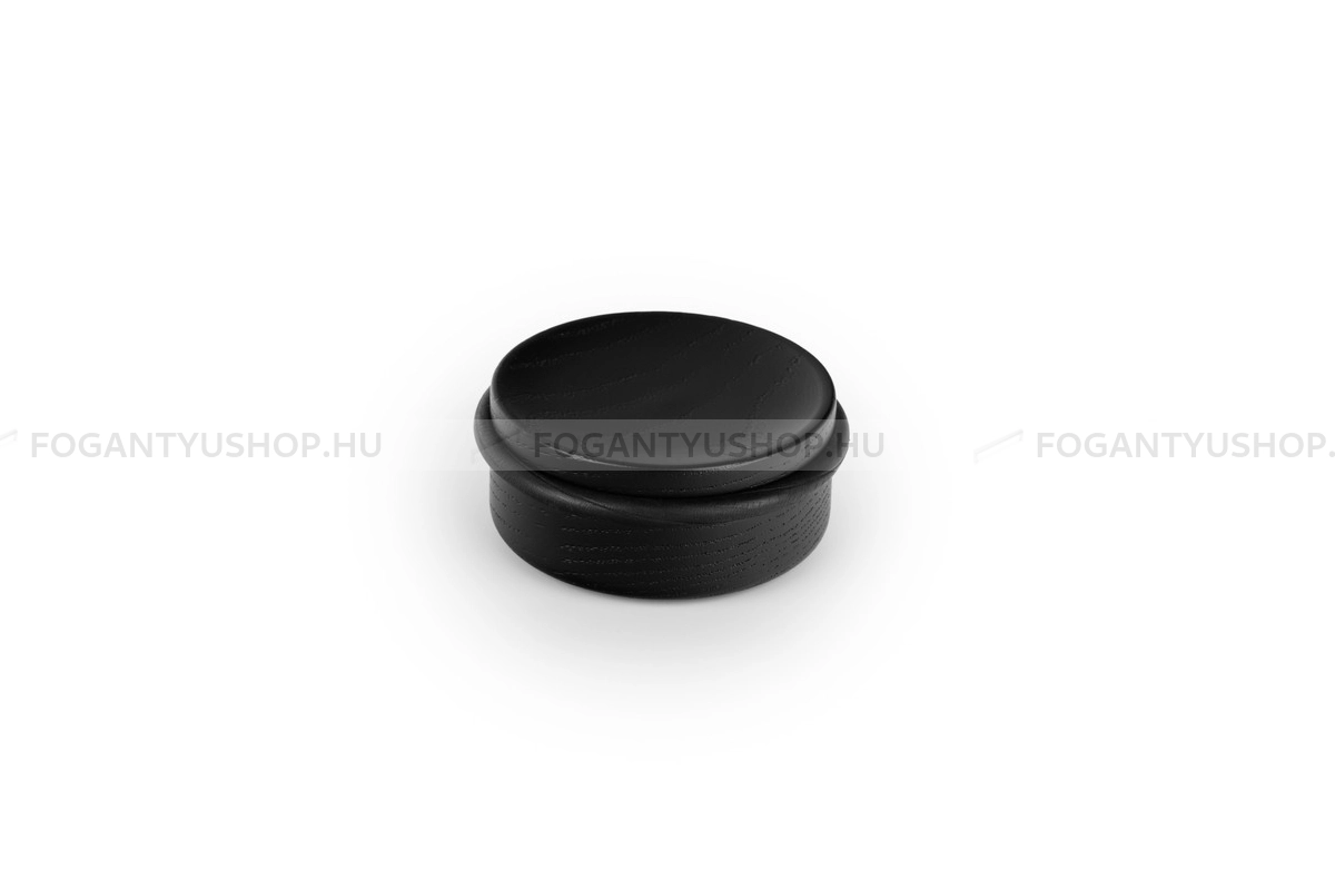 VIEFE Ajtóütköző LUV WOOD 71mm, fekete matt - Matt fekete lakkozott WM2 - Fa - Ajtóütköző, ajtókitámasztó (padlóra tehető, padlóra, falra, ajtóra szerelhető)