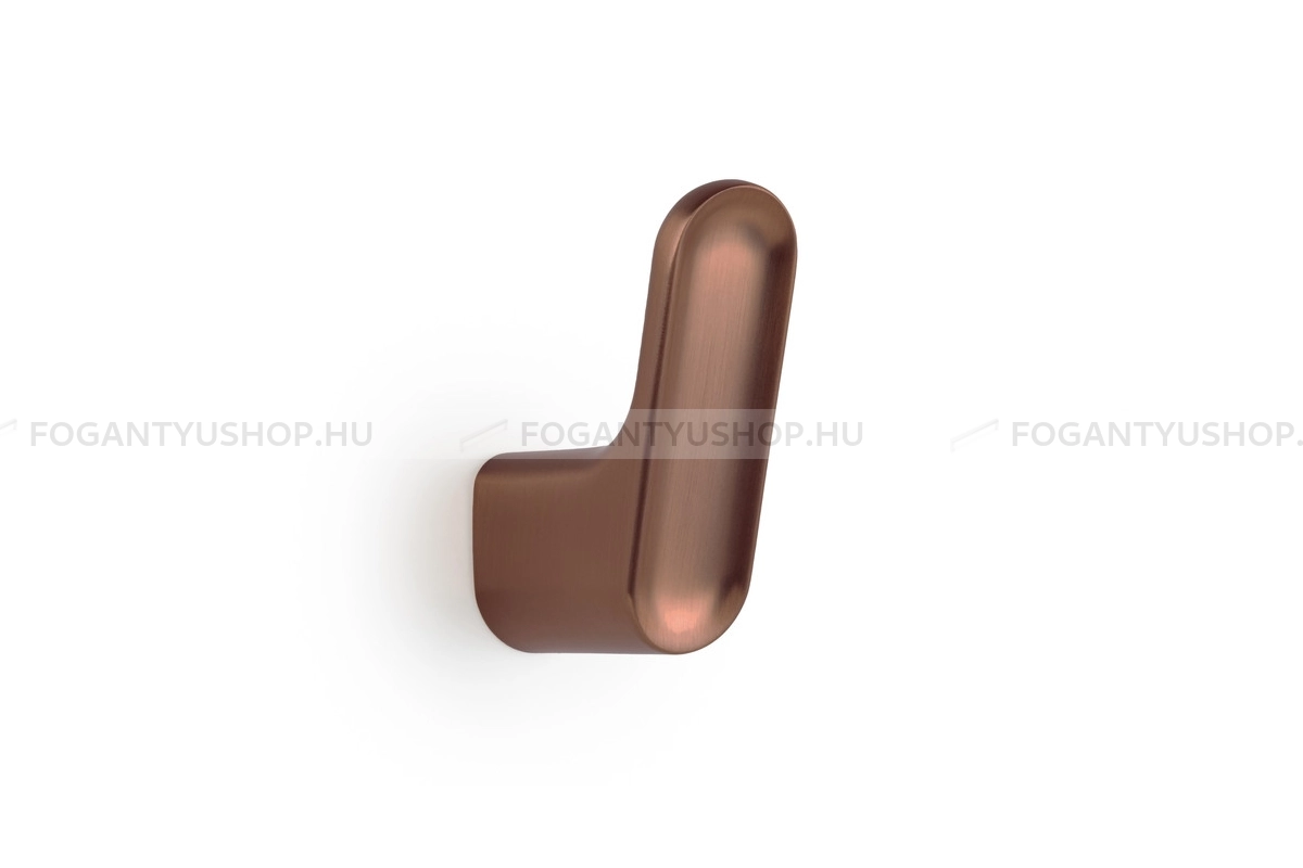 VIEFE Kabátakasztó - Fogas LUV fém, csiszolt bronz - Csiszolt bronz Z619 - Zamak fém ötvözet - Egy akasztós fogas