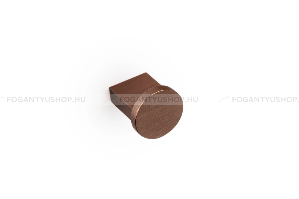 VIEFE Gombfogantyú - NEXX D25 - Csiszolt bronz L619 - Alumínium - Színes fém gombfogantyú, bútorgomb