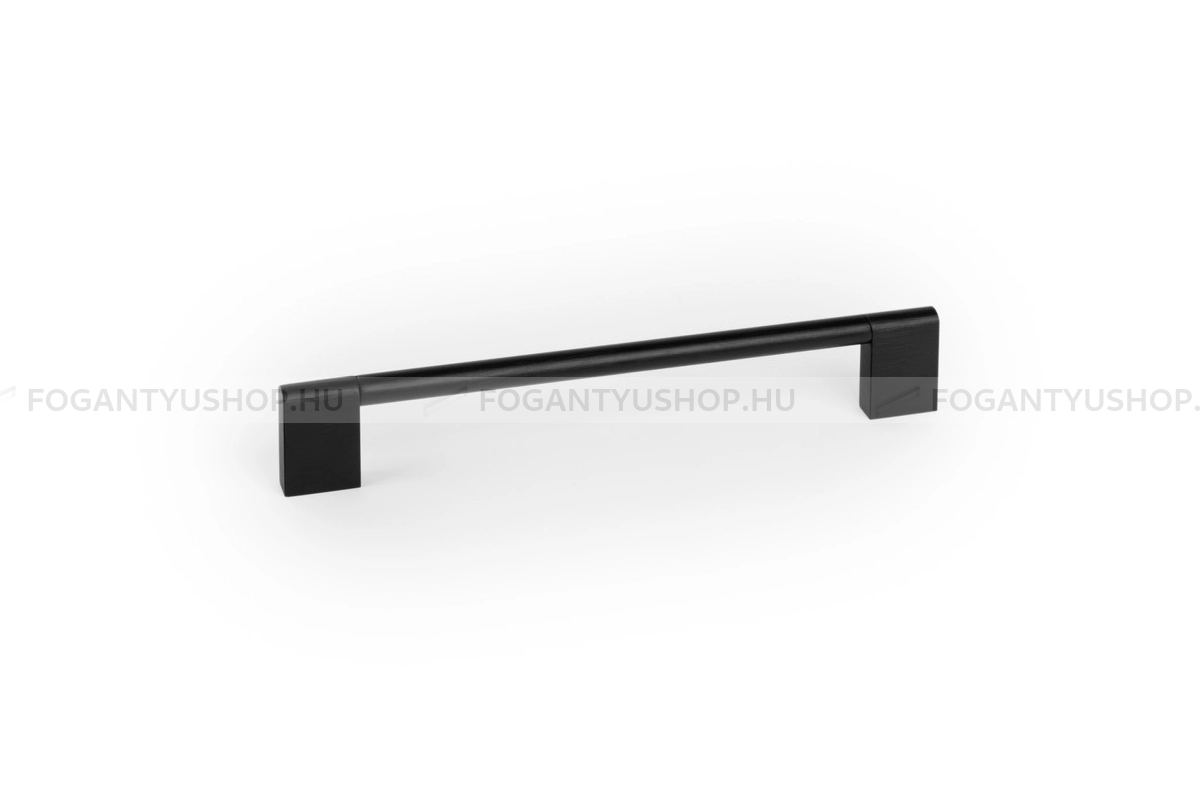 VIEFE Bútorfogantyú - NEXX - furattáv 160 mm - Csiszolt fekete L30 - Alumínium - Egy méretben gyártott színes fém bútorfogantyú