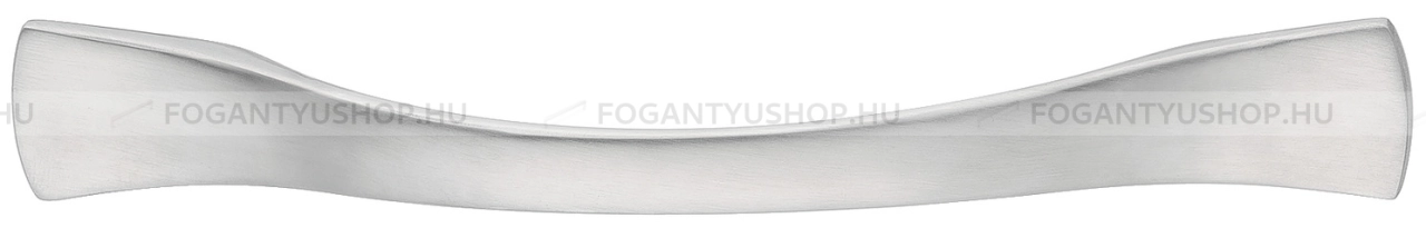 HAFELE Fogantyú - 128 105.74 - furattáv 128 mm - Ezüst inox (szálcsiszolt) SNiL - Inox - Rozsdamentes acél - inox fém bútorfogantyú