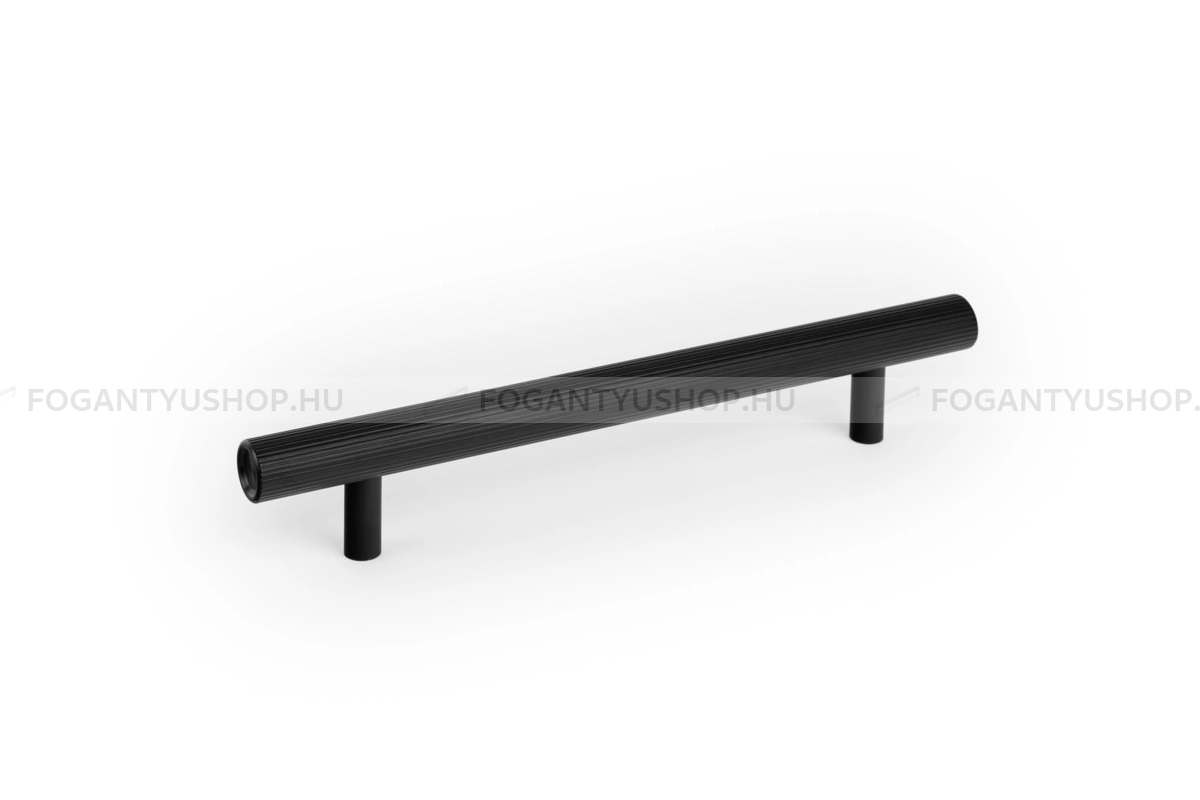 VIEFE Fogantyú - BOTO - furattáv 160 mm - Csiszolt fekete L30 - Alumínium - Egy méretben gyártott színes fém bútorfogantyú