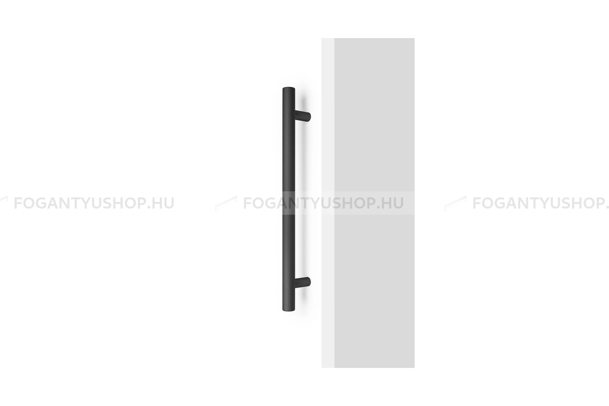 VIEFE Bútorfogantyú - BOTO BIG - furattáv 320 mm - Csiszolt fekete L30 - Alumínium - Egy méretben gyártott színes fém bútorfogantyú