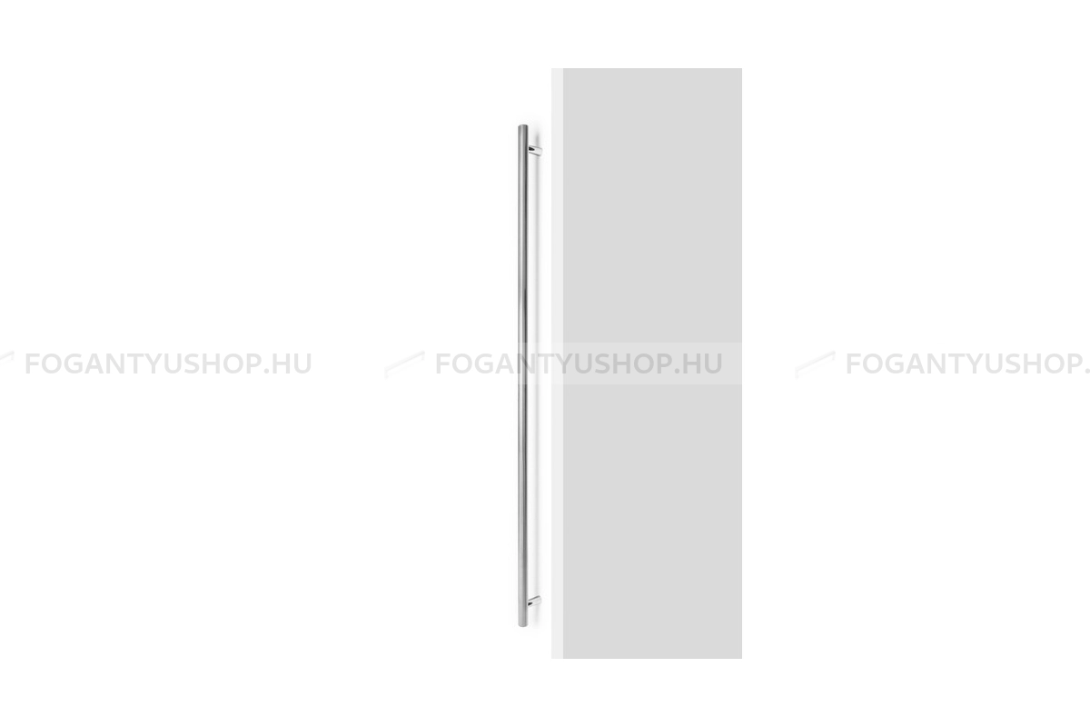 VIEFE Bútor fogantyú - BOTO BIG - furattáv 1024 mm - Szálcsiszolt L24 - Alumínium - Egy méretben gyártott fém bútorfogantyú