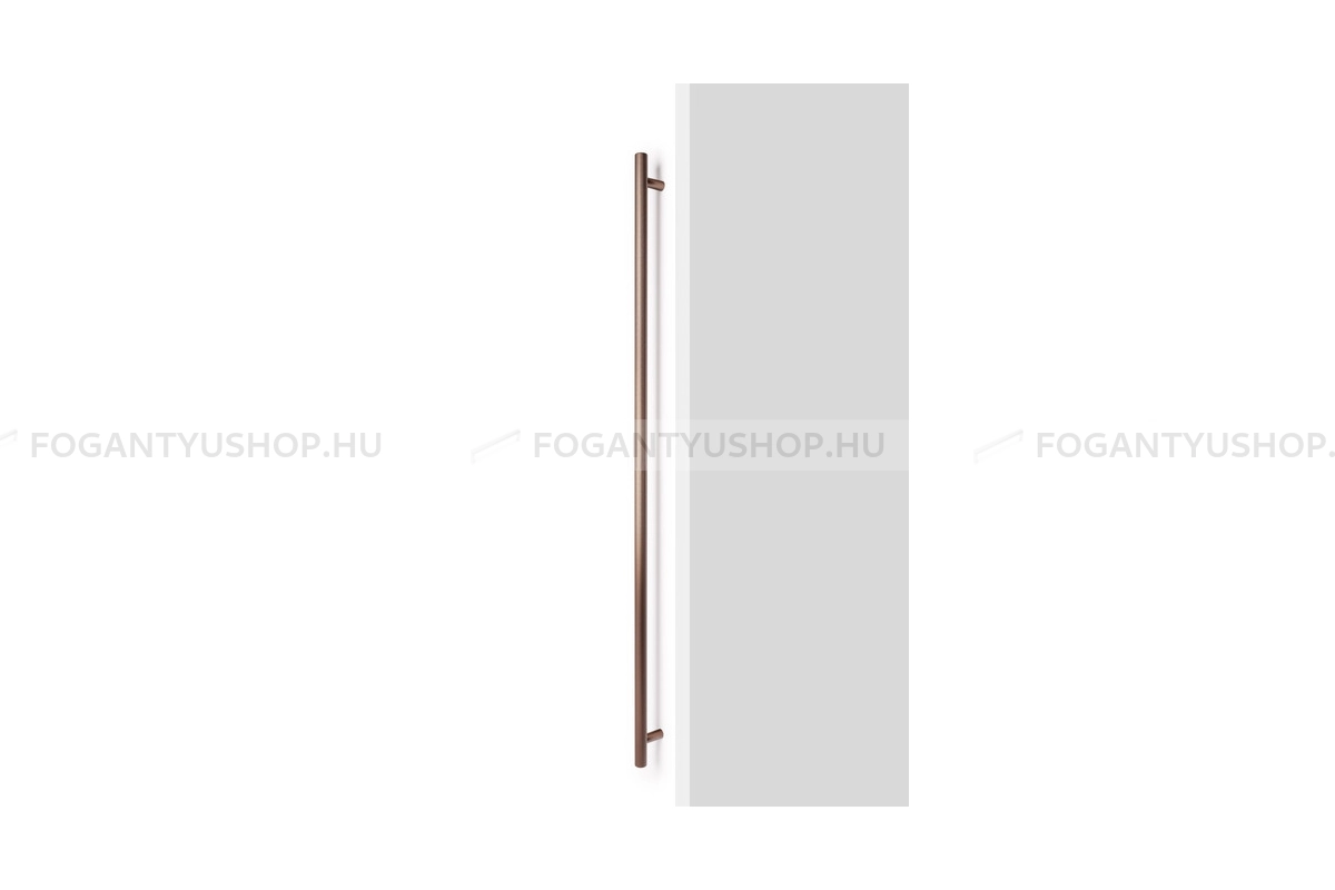 VIEFE Fogantyú - BOTO BIG - furattáv 1024 mm - Csiszolt bronz L619 - Alumínium - Egy méretben gyártott színes fém bútorfogantyú