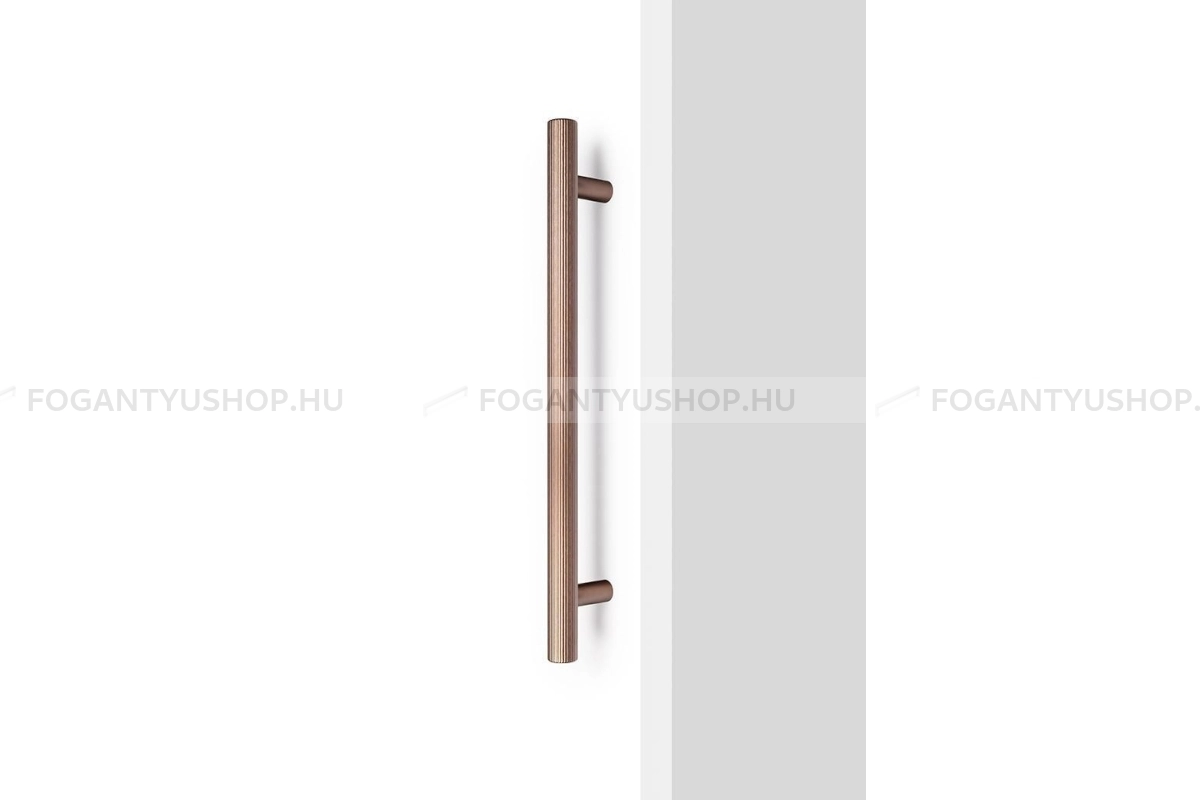 VIEFE Bútor fogantyú - BOTO BIG - furattáv 320 mm - Csiszolt bronz L619 - Alumínium - Egy méretben gyártott színes fém bútorfogantyú
