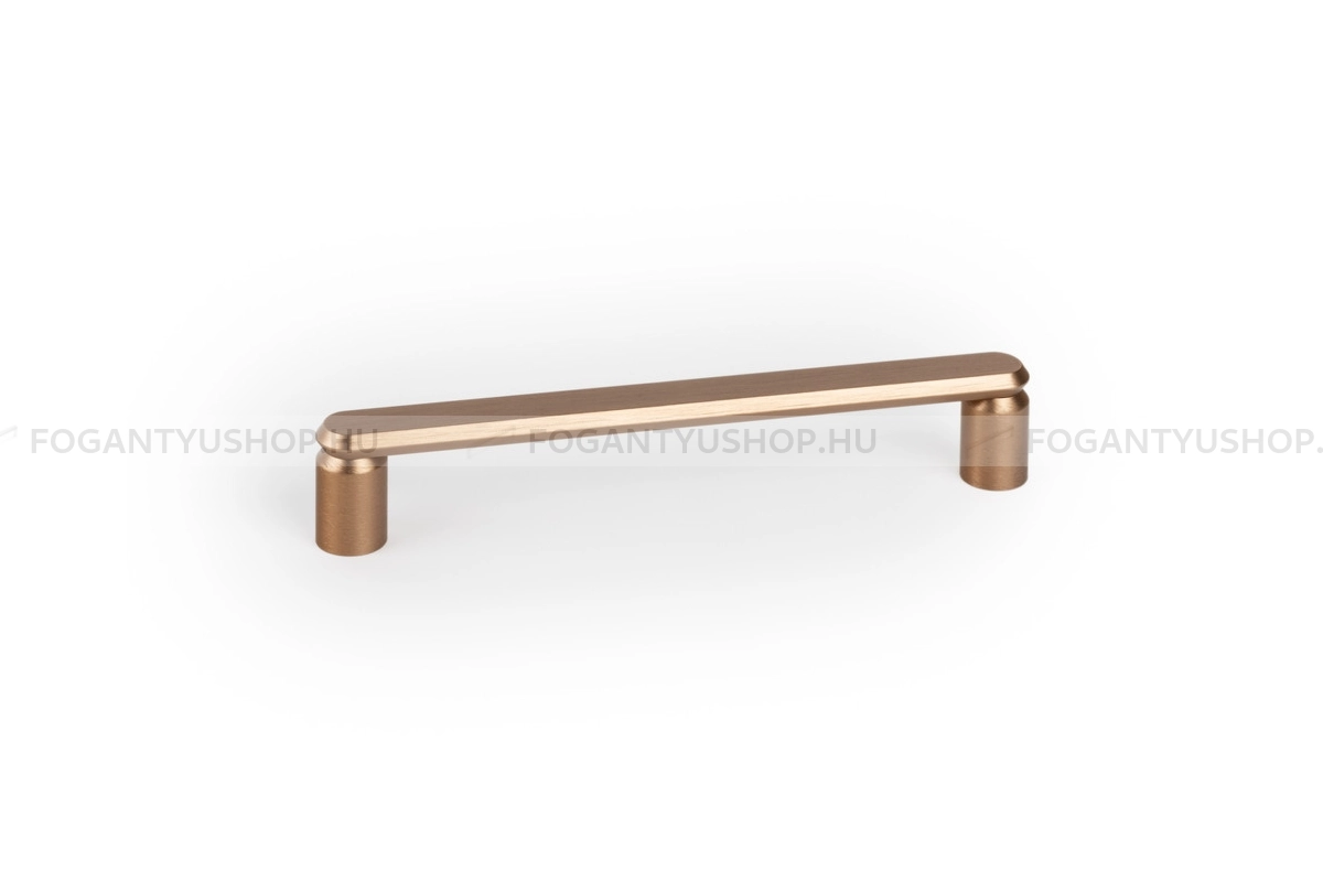 VIEFE Bútorfogantyú - FASE - furattáv 160 mm - Csiszolt pezsgő L618 - Alumínium - Egy méretben gyártott színes fém bútorfogantyú