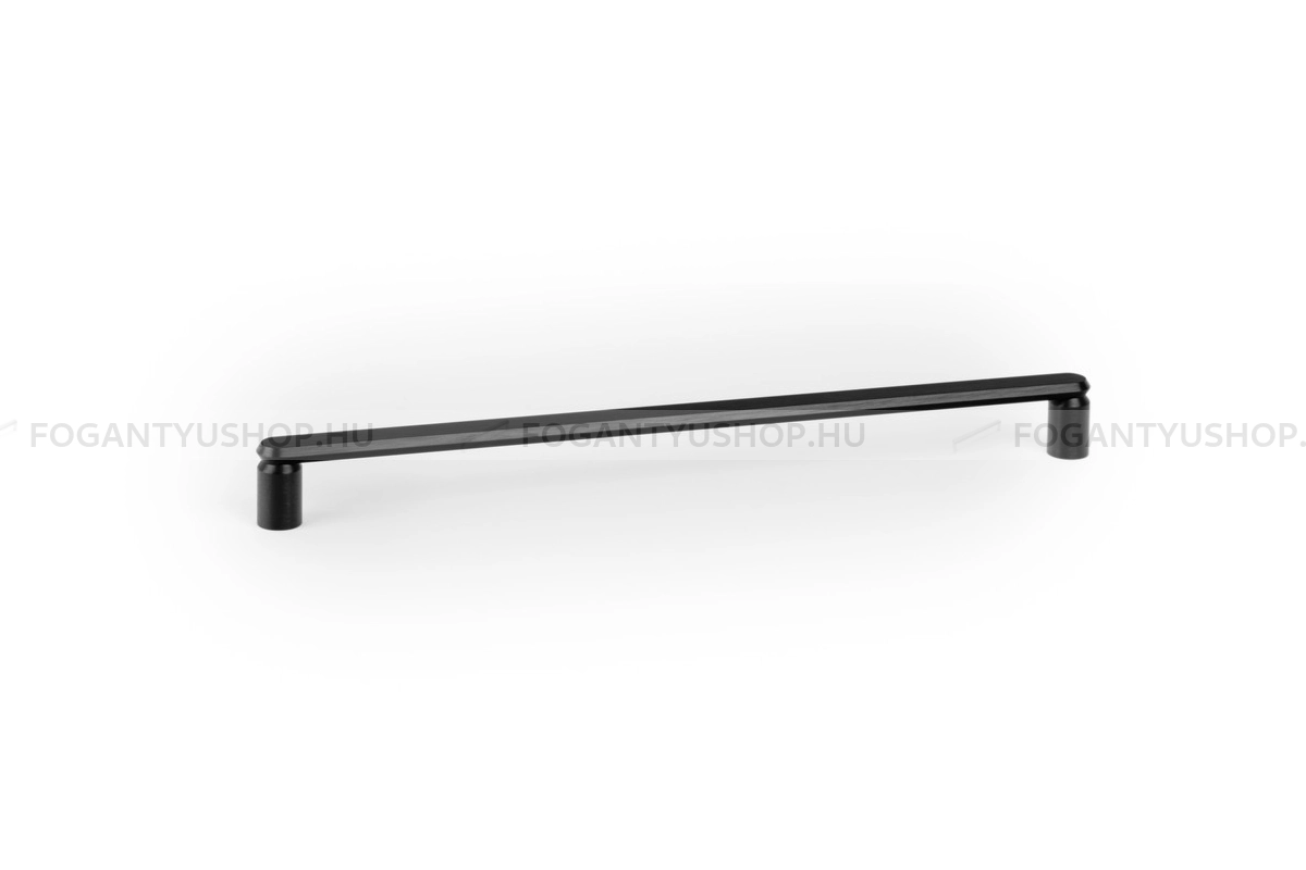 VIEFE Fogantyú - FASE - furattáv 320 mm - Csiszolt fekete L30 - Alumínium - Egy méretben gyártott színes fém bútorfogantyú