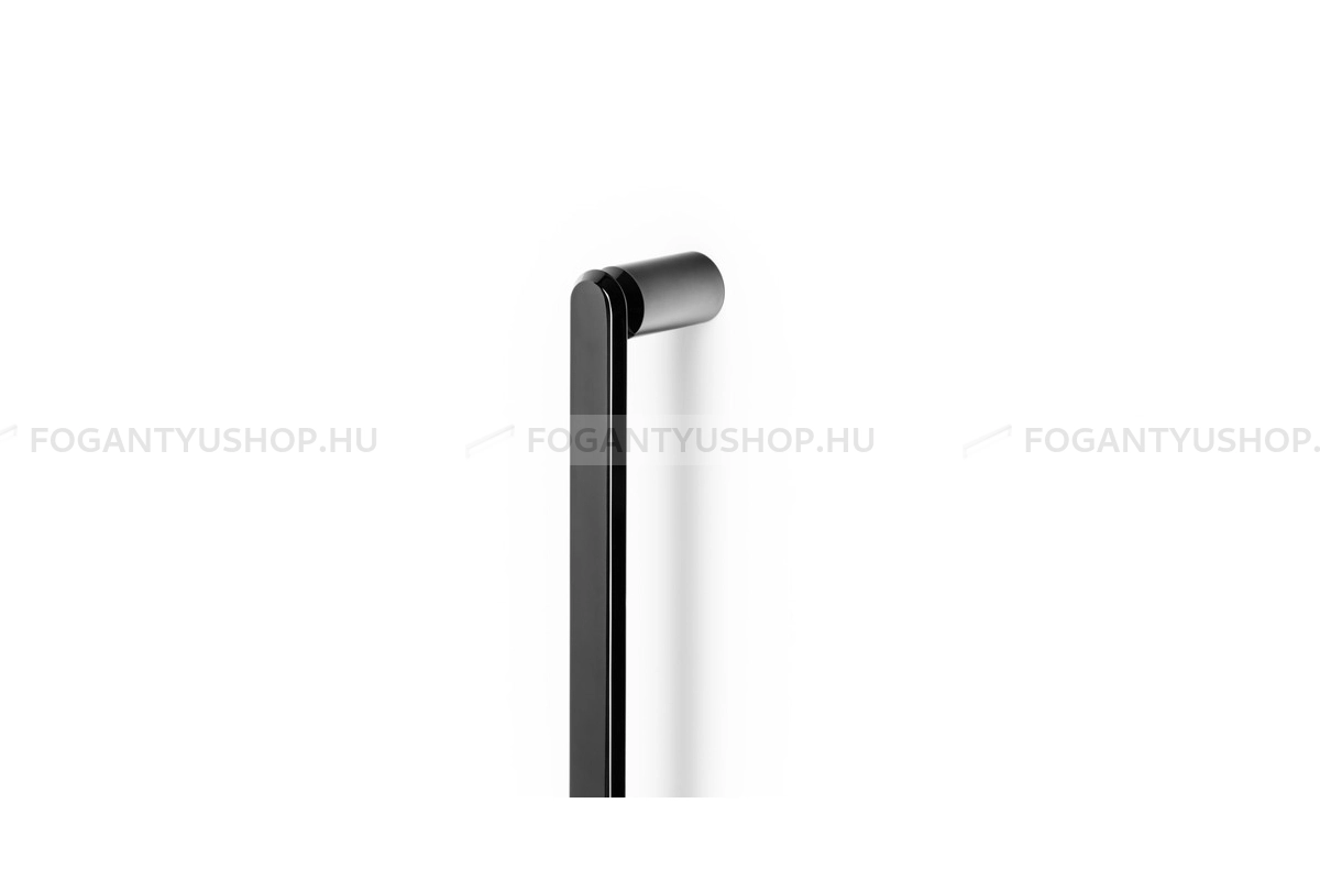VIEFE Bútor fogantyú - FASE BIG PVD - furattáv 320 mm - Fényes fekete titán LV03 - Alumínium - Egy méretben gyártott színes fém bútorfogantyú