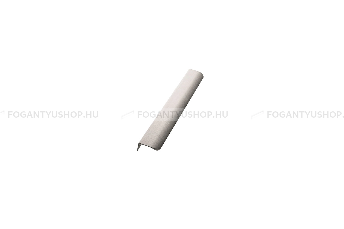 FURNIPART Fogantyú - EDGE ROUND - 1 furatos - Szálcsiszolt 66 - Alumínium - Bútorajtó élére ültethető fém fogantyú