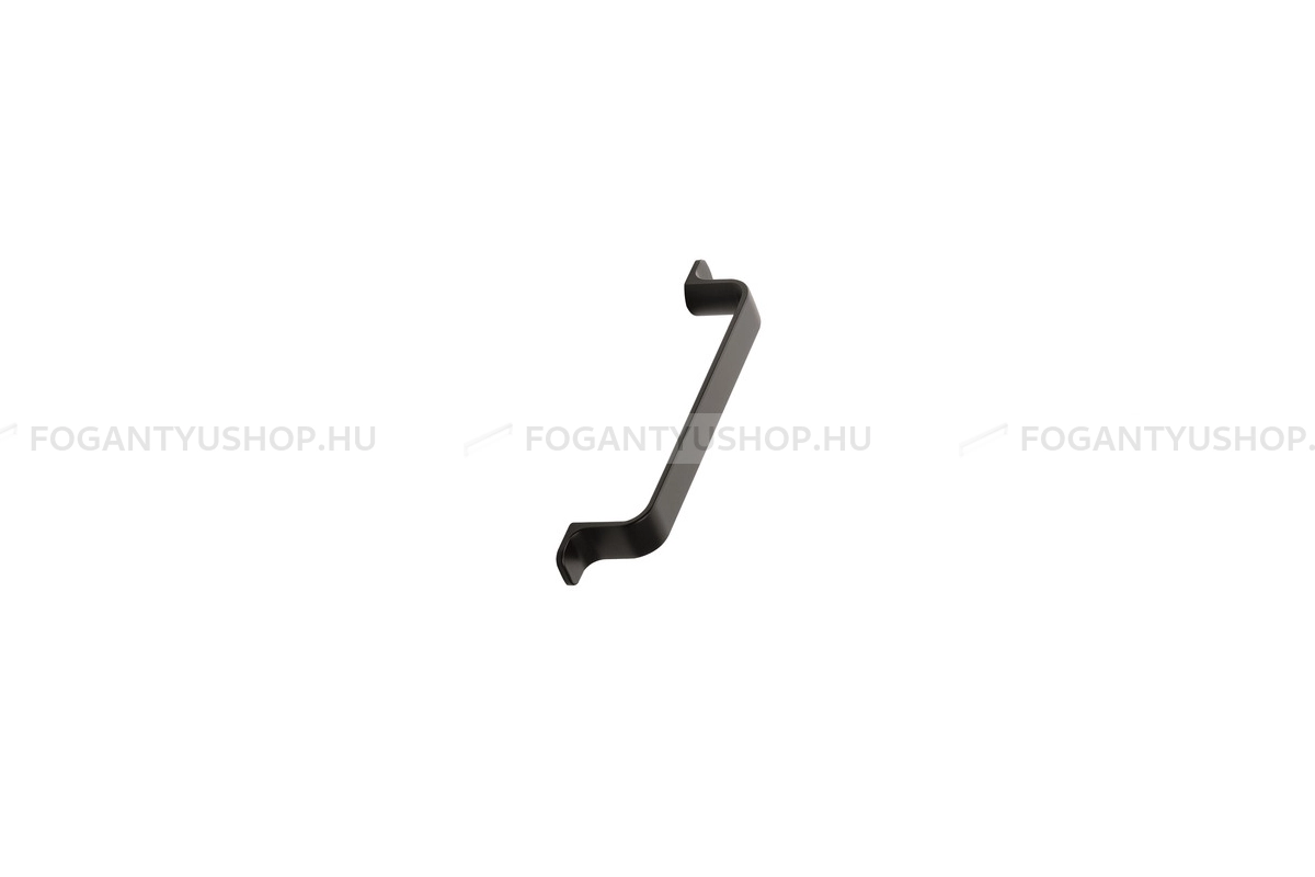FURNIPART Fogantyú - RIO - furattáv 128 mm - Matt fekete 99 - Zamak fém ötvözet - Egy méretben gyártott színes fém bútorfogantyú