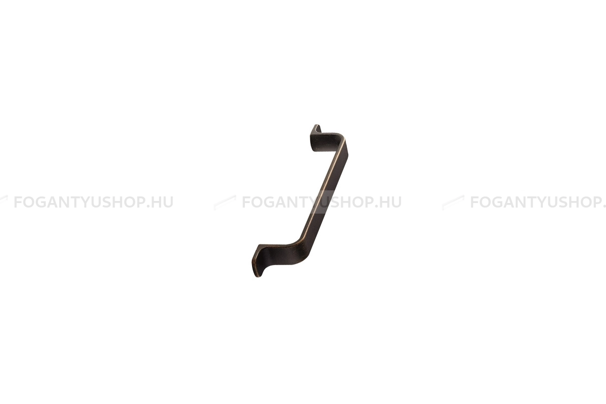 FURNIPART Fogantyú - RIO - furattáv 128 mm - Antik barna 23 - Zamak fém ötvözet - Klasszikus, vintage, antik fém bútorfogantyú