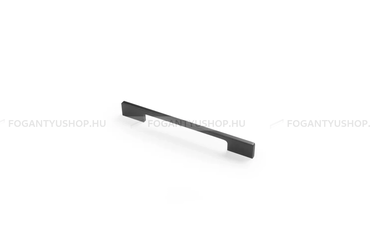GTV Bútor fogantyú - EXTEND 192 - furattáv 192 mm - Matt fekete 20M - Alumínium - Egy méretben gyártott színes fém bútorfogantyú