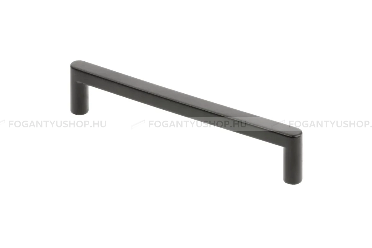 GTV Bútor fogantyú - NYXA - furattáv 160 mm - Matt fekete 20M - Zamak fém ötvözet - Egy méretben gyártott színes fém bútorfogantyú