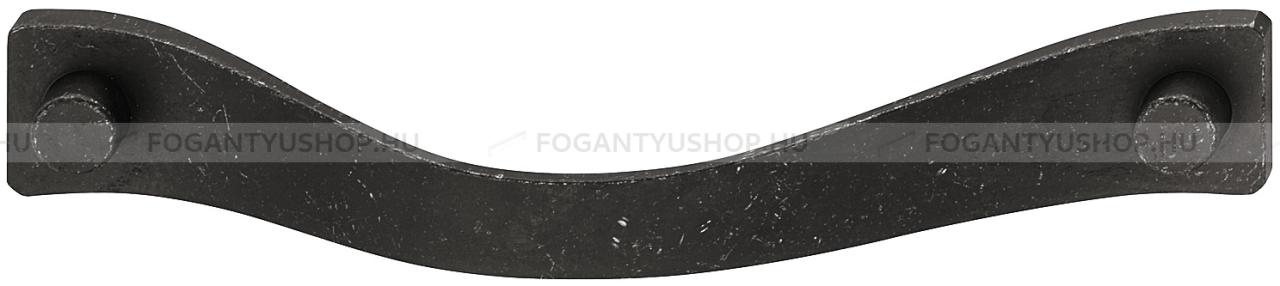 HAFELE Bútor fogantyú - 160 111.77 - furattáv 160 mm - Kopott fekete  - Zink fém ötvözet - Klasszikus, vintage, antik fém bútorfogantyú