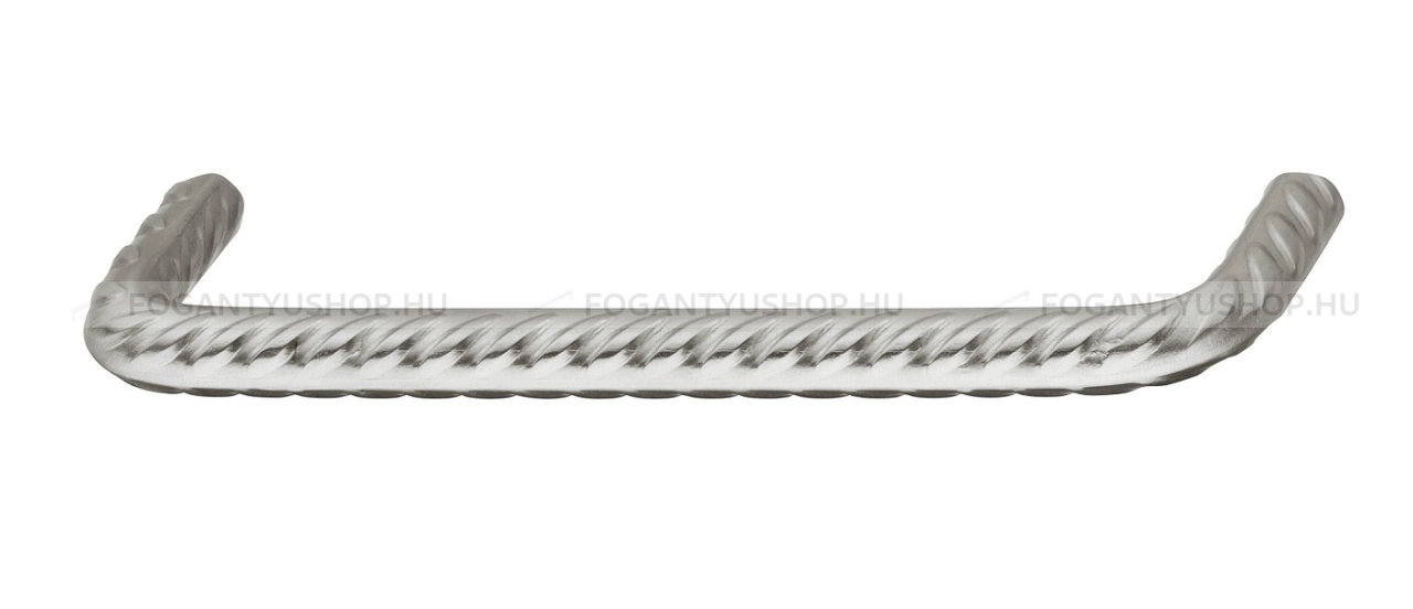 HAFELE Fogantyú - 128 117.64 - furattáv 128 mm - Ezüst inox (szálcsiszolt) SNiL - Inox - Rozsdamentes acél - inox fém bútorfogantyú