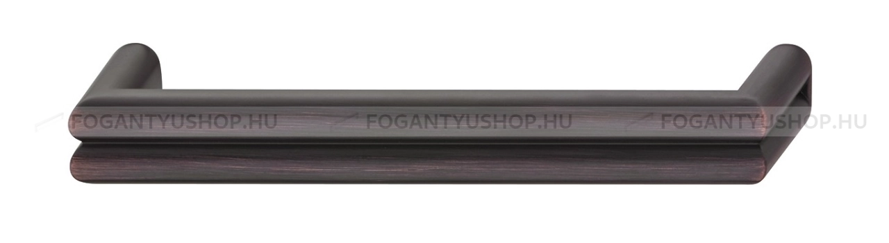 HAFELE Bútorfogantyú - H1570 - Szálcsiszolt fekete bronz  - Zink fém ötvözet - Klasszikus, vintage, antik fém bútorfogantyú