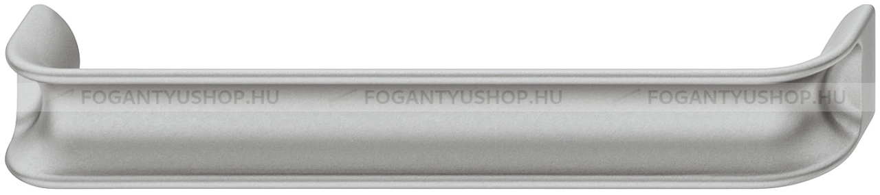 HAFELE Bútorfogantyú - H1720 160 - furattáv 160 mm - Matt króm MCrL - Zink fém ötvözet - Egy méretben gyártott fém bútorfogantyú