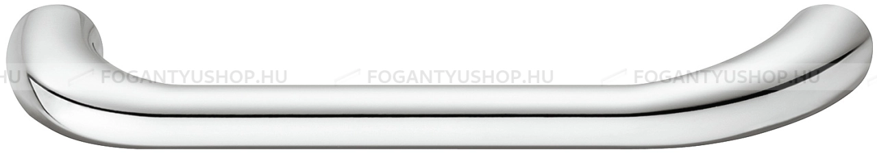 HAFELE Bútor fogantyú - H1730 160 - furattáv 160 mm - Fényes króm Cr - Zink fém ötvözet - Egy méretben gyártott fém bútorfogantyú