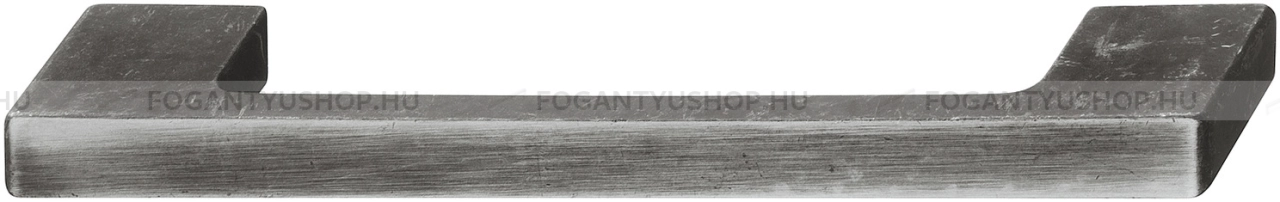 HAFELE Bútor fogantyú - 160 110.22 - furattáv 160 mm - Vintage koptatott fekete Vint - Klasszikus, vintage, antik fém bútorfogantyú
