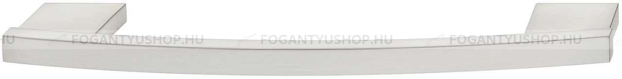 HAFELE Bútor fogantyú - H1345 192 - furattáv 192 mm - Szálcsiszolt nikkel NisatE - Zink fém ötvözet - Egy méretben gyártott fém bútorfogantyú